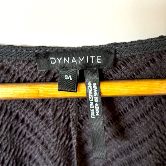 3/$15! Dynamite Deep V Neck Body Suit. Size L - Picture 3 of 7